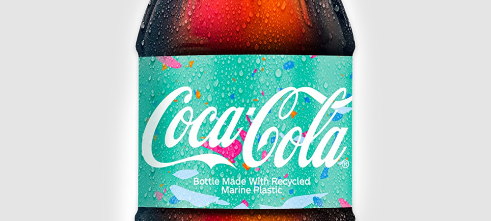 Coca-Cola introduces a bottle made with plastic from the Sea